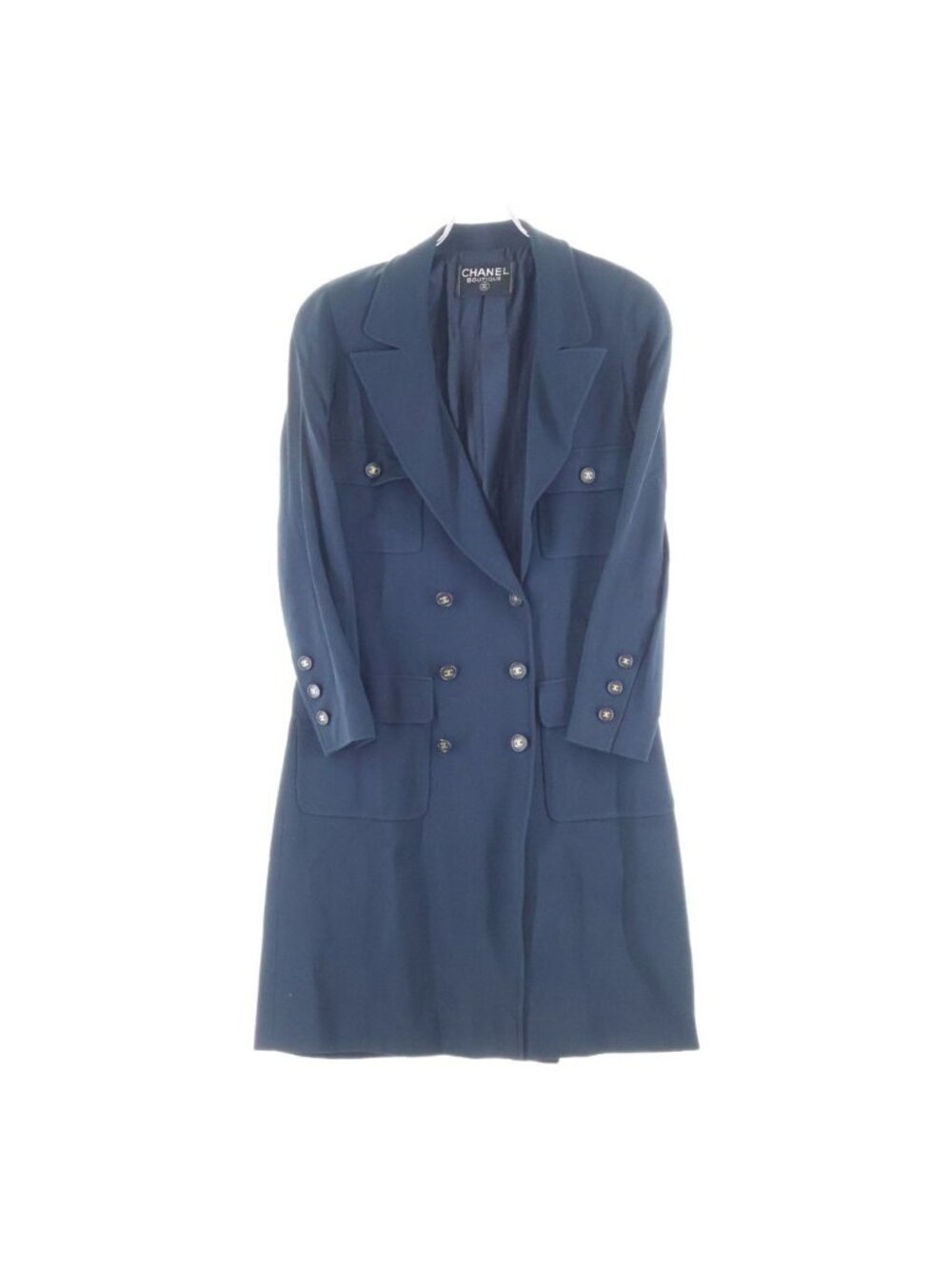 Chanel Long Jacket Navy